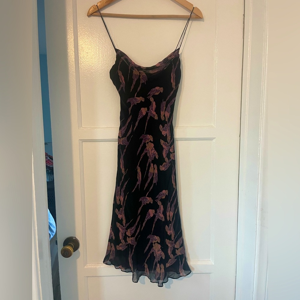 COPY - Vintage 90s Betsy Johnson Pink Purple and Black dress Small